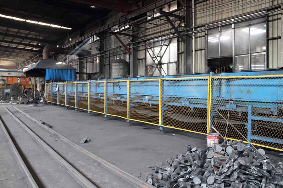 China sand casting production line