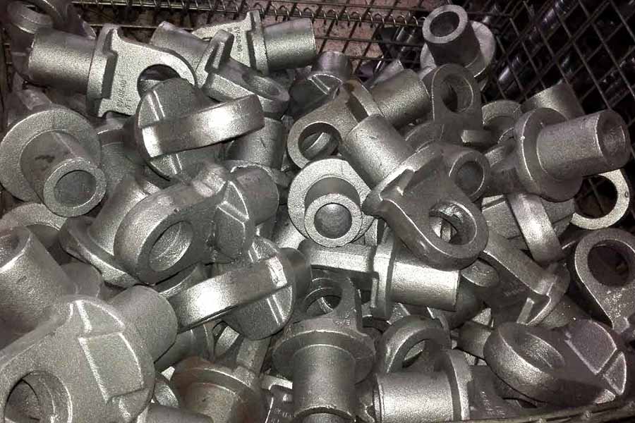 hydraulic cylinder head by sand casting Ductile Iron ggg40